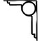Ekena Millwork Maria Wrought Iron Bracket, (Triple center brace), Powder Coated Black 2"W x 12"D x 15"H BKTM02X12X15TMA - alternate 2
